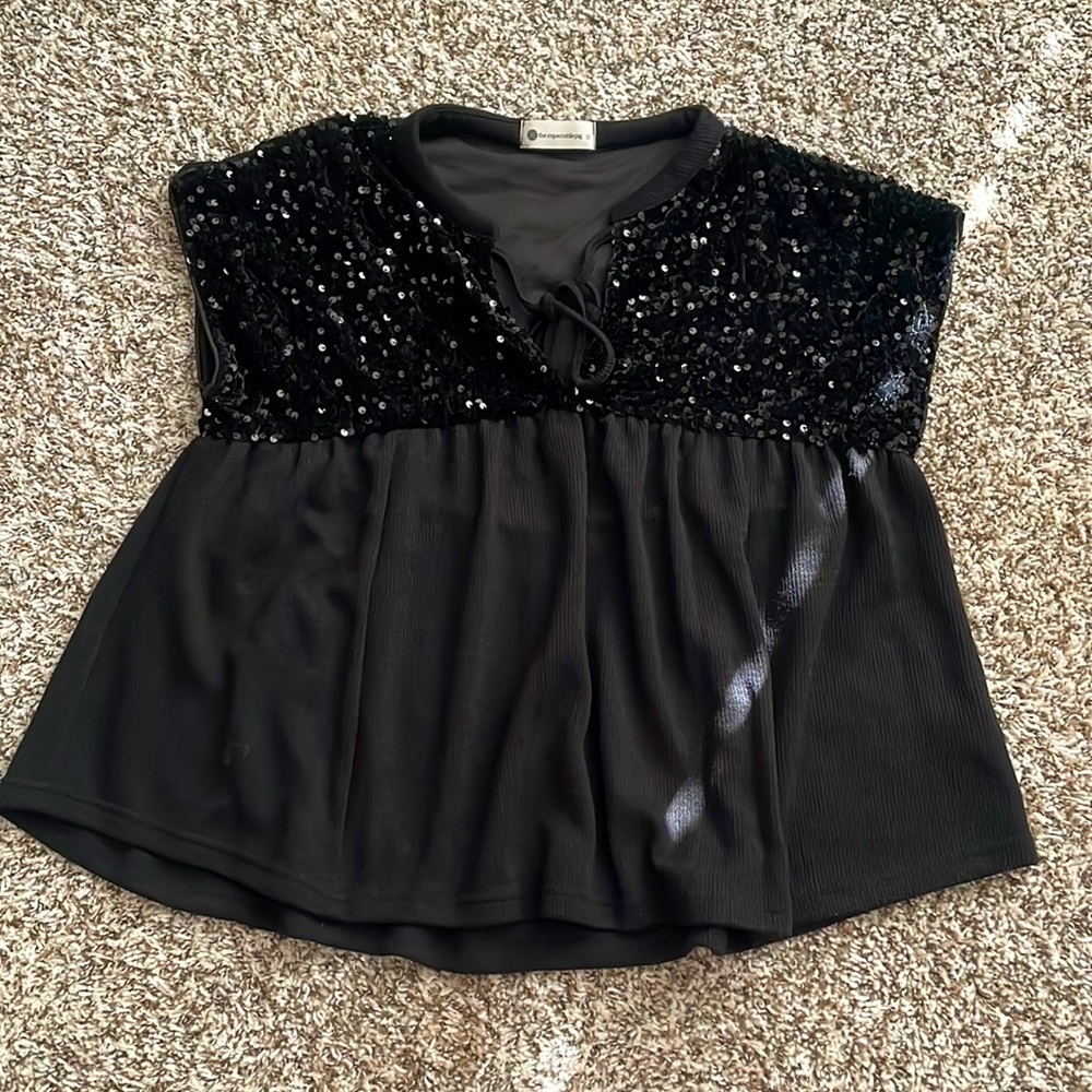 Impeccable Pig Sequin Top